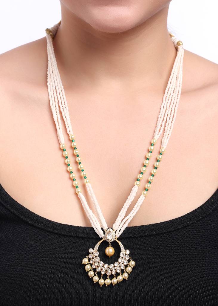 Moissanite Polki Necklace 4 : PJ119