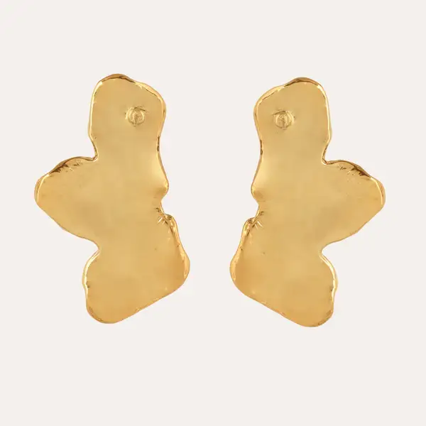 Tfc 18K Bling Blossom Gold Plated Stud Earrings : 10033