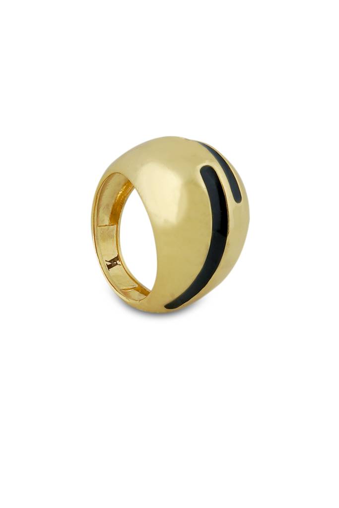 Verdora Enamel Gold Ring : VACC25RG01B