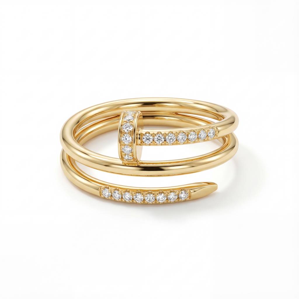 Korean Industrial Chic Double-Wrap Ring : YUFSRG222