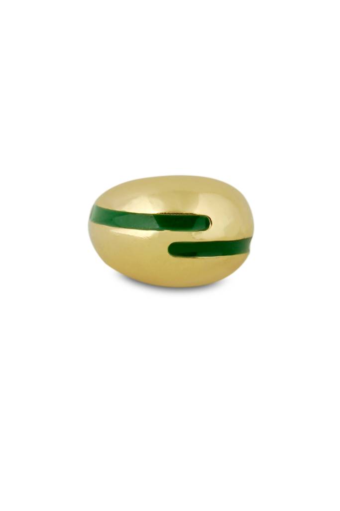 Verdora Enamel Gold Ring : VACC25RG01G