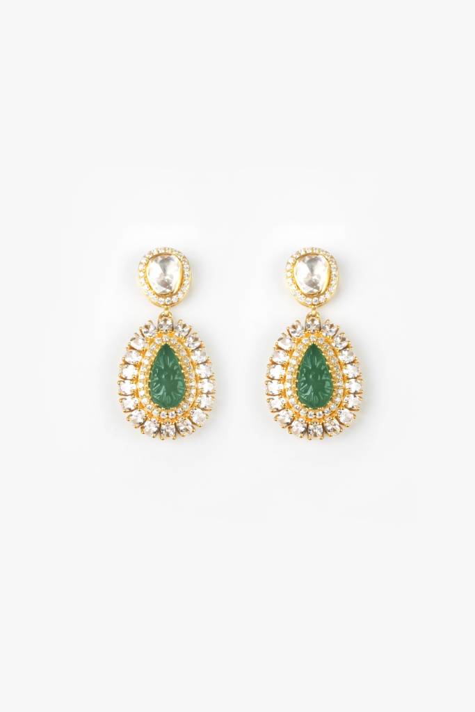 Moissanite Polki Earrings 2 : PJ146