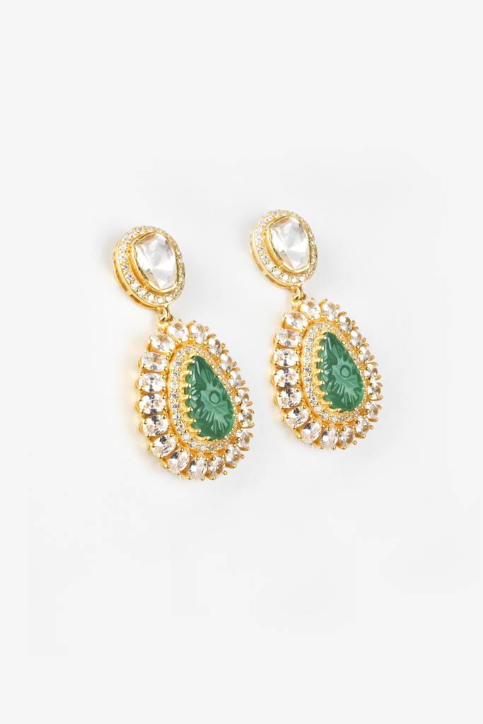 Moissanite Polki Earrings 2 : PJ146