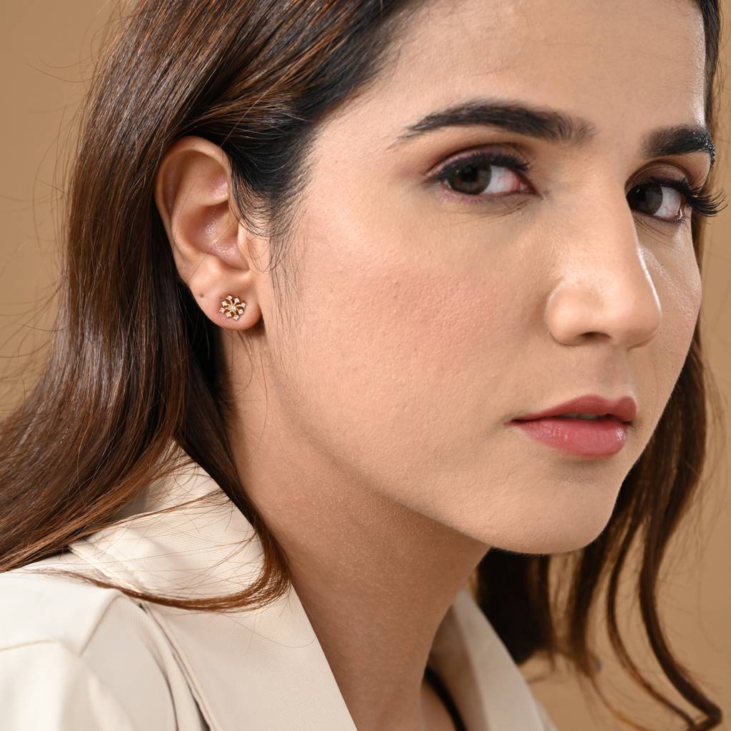 Elara Mini Stud Earrings : SLVR-APR-02ElaraMiniStud