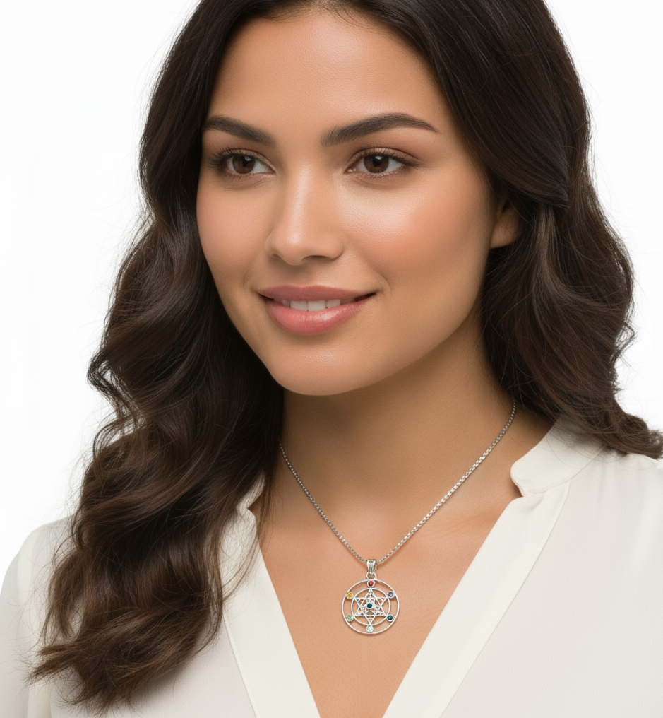 Pure 925 Silver Chakra Of Life For Men & Women : SP-01