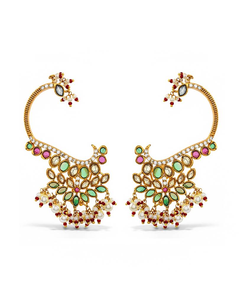 Kesar Chain Drape Ear Cuff : PR-212E