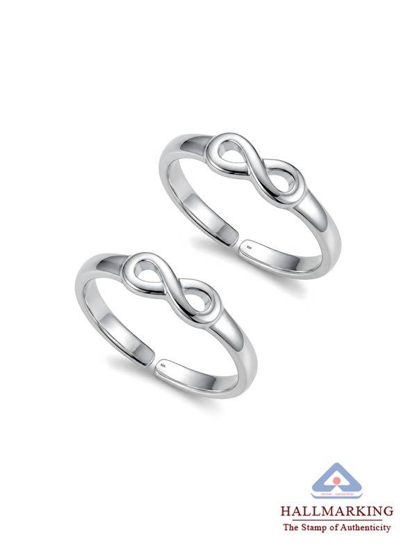 Infinity Symbol Adjustable Toe Ring : LR1056S