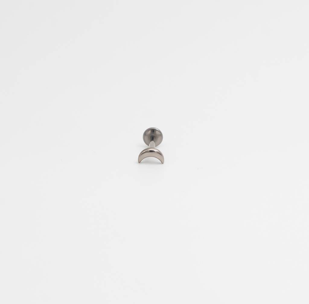 Mini Hook Labret Stud - Silver : C2-ES02