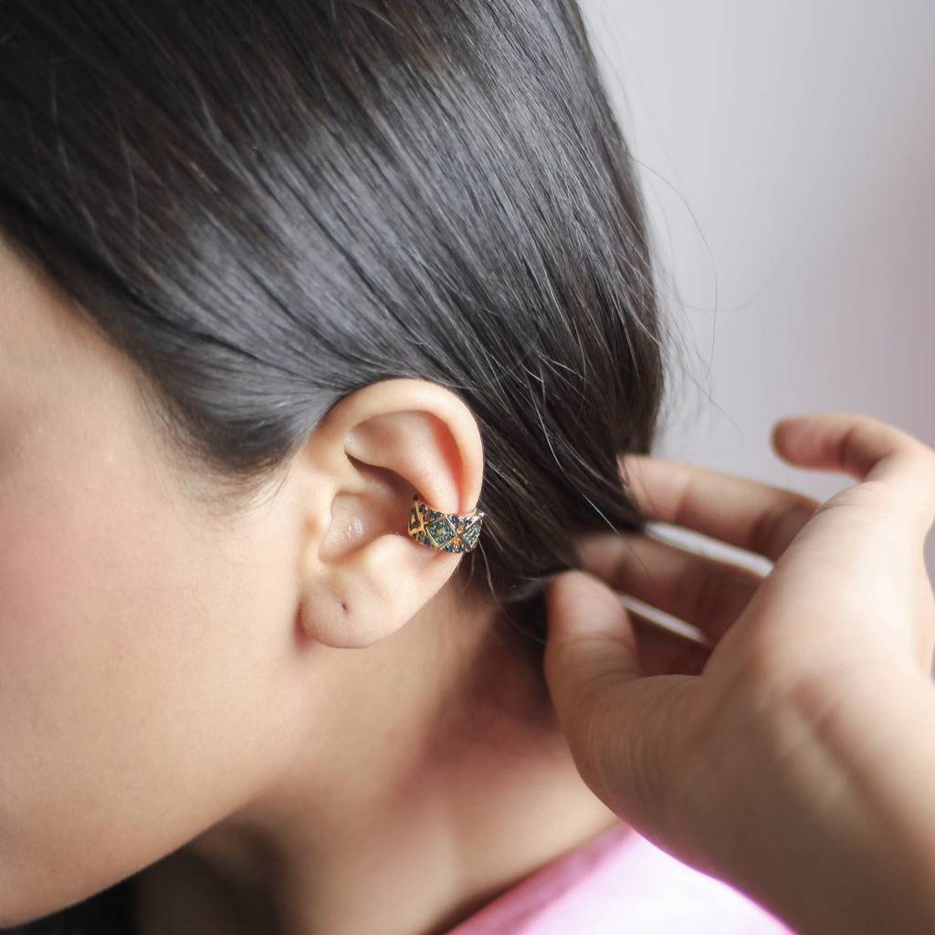 Clara Gold Ear Cuffs : TAUE035