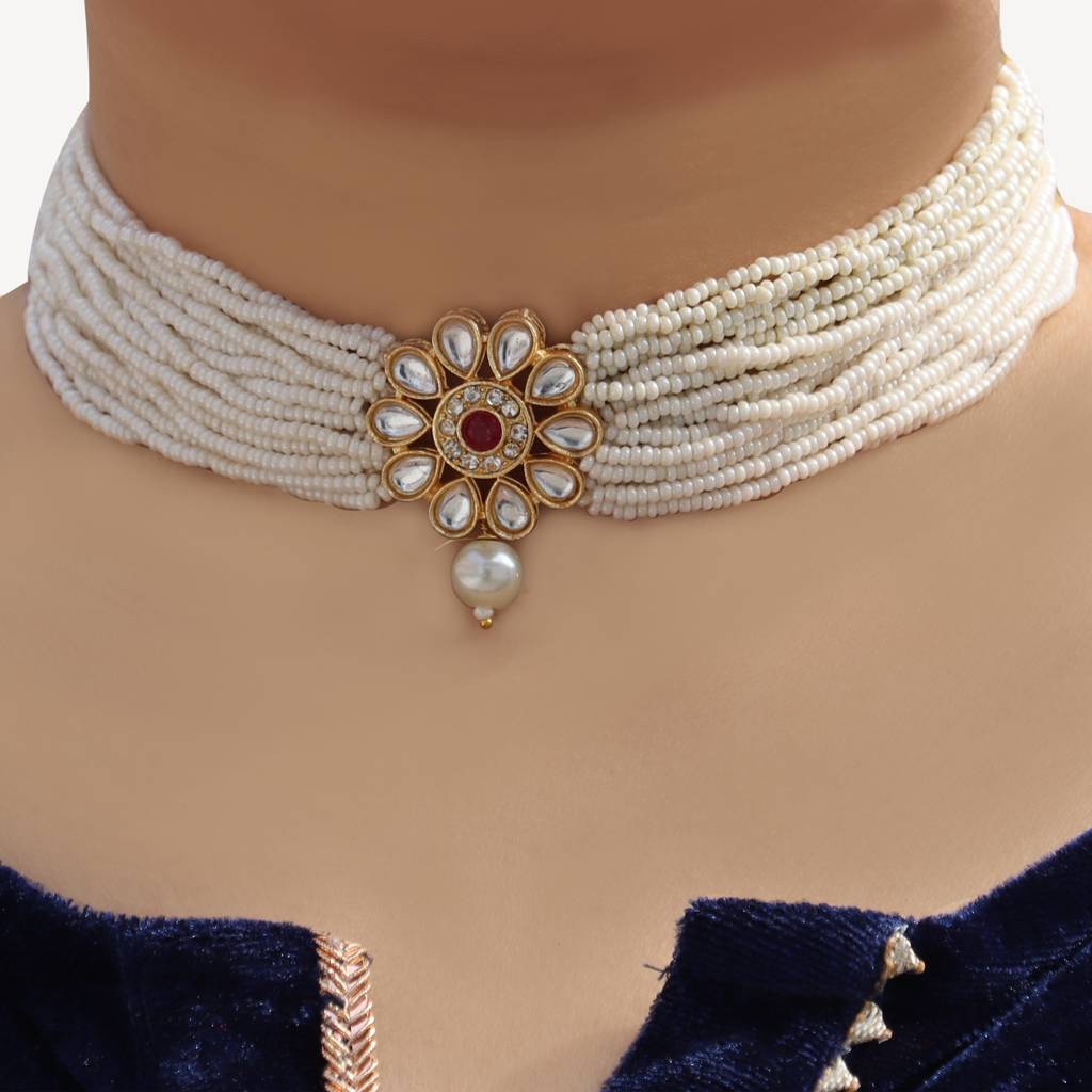 Alia Pearl Choker : NL008