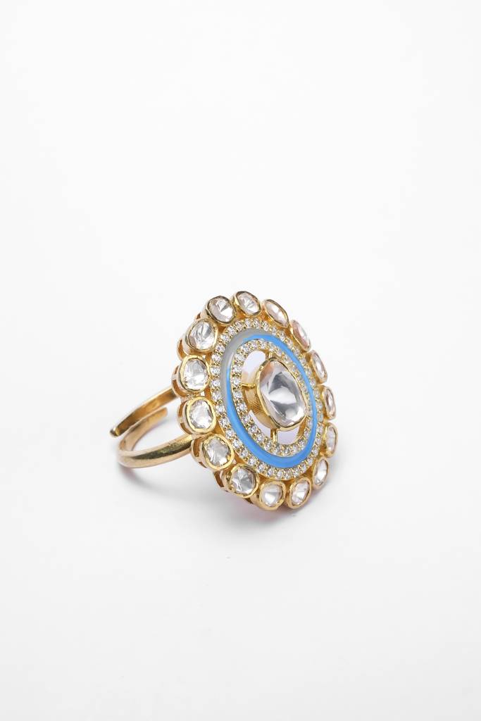 Moissanite Polki Ring 10 : PJ147