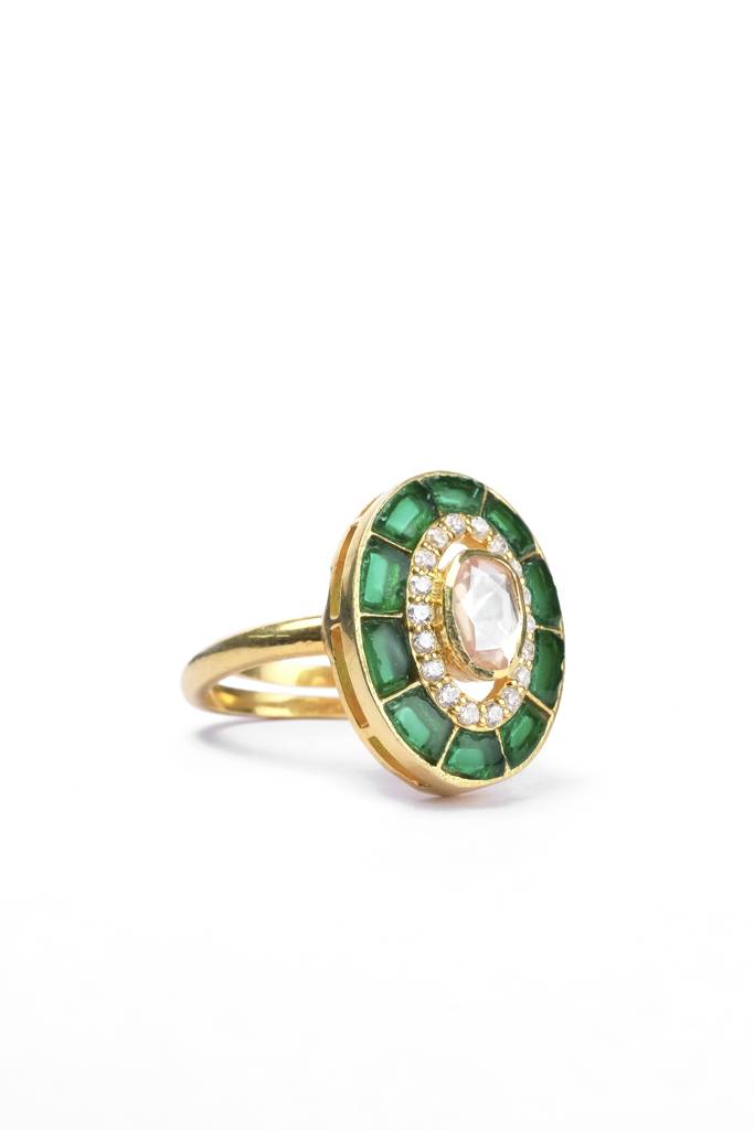 Moissanite Polki Ring 6 : PJ152