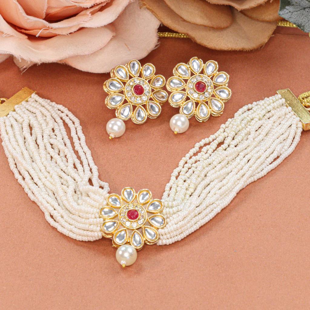 Alia Pearl Choker : NL008