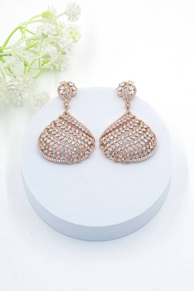 Magnolia Enamel Earrings : 202510901
