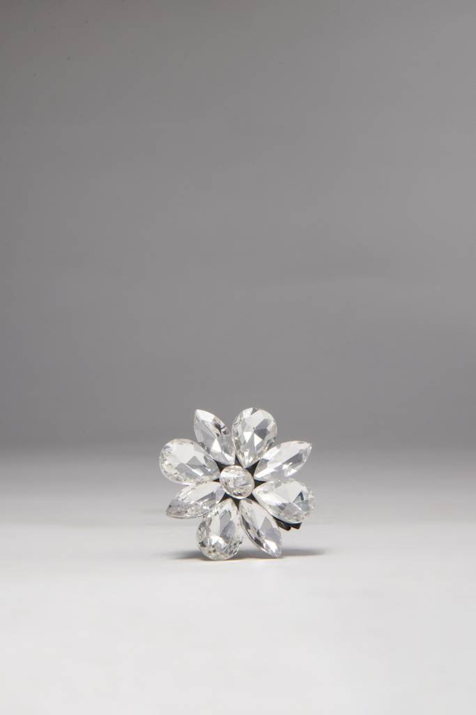 Crystal Stone Clip Silver : BSJCL03