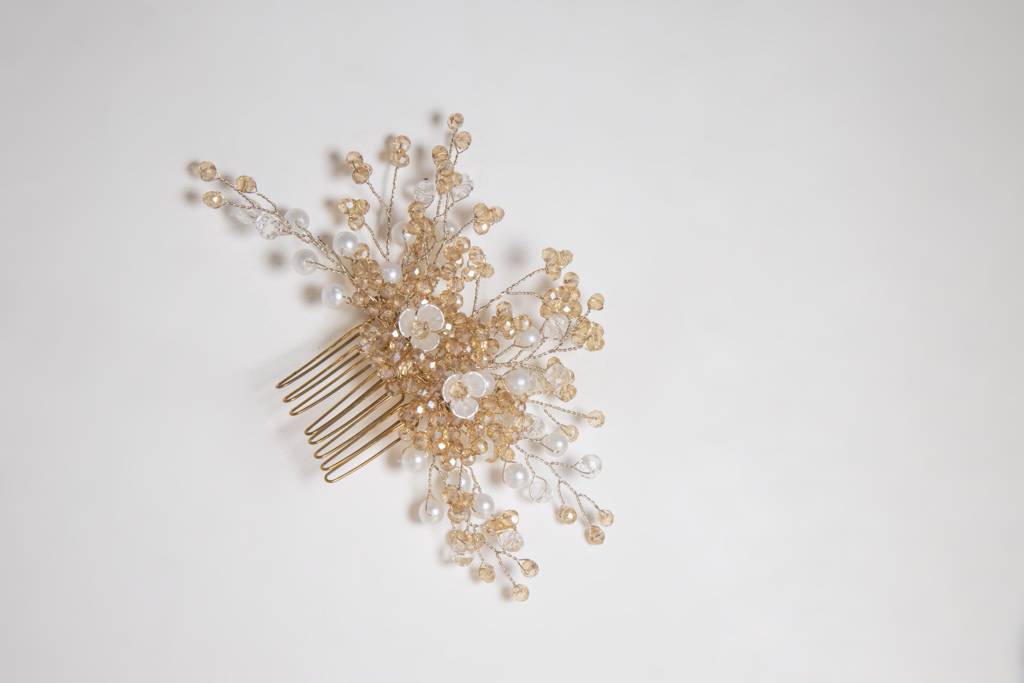 Hair Comb Crystal And Stones : BSJCL04