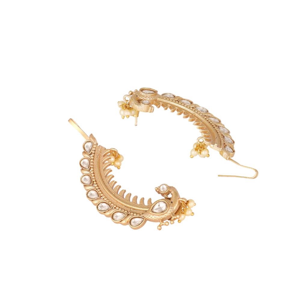 Peacock Ear-Cuff : YI24A0494E
