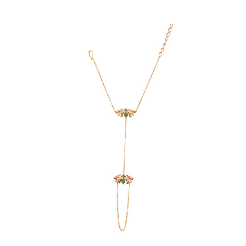Lotus Shine Haathphool Bracelet : YI24A0508A