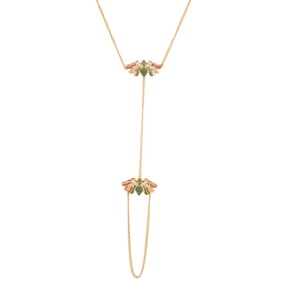 Lotus Shine Haathphool Bracelet : YI24A0508A