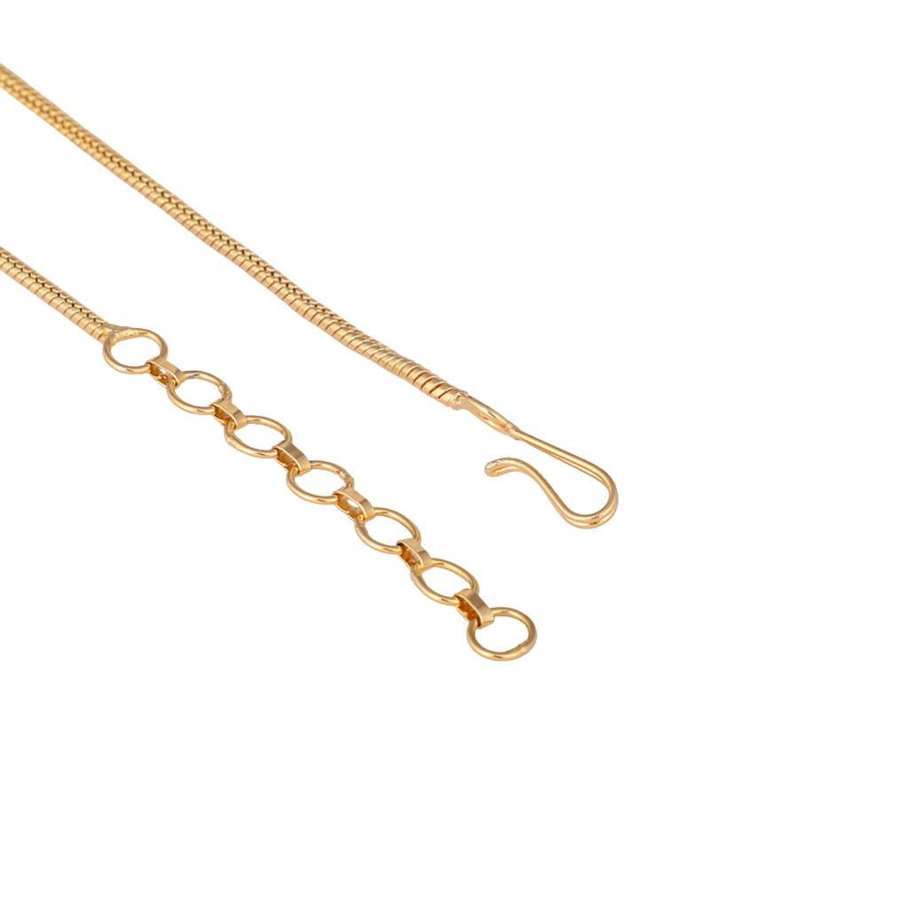 American Diamond Ruby Rhythm Necklace Set : YI24A0604N