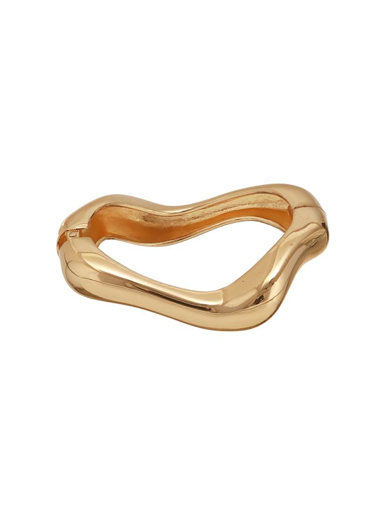Zelci Sculpt Wave Bangle · Eternz