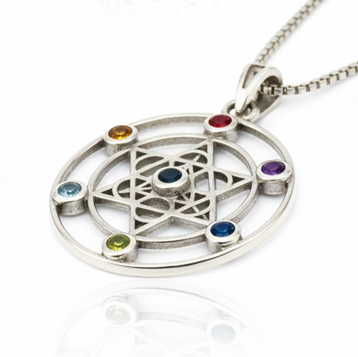 Pure 925 Silver Chakra Of Life For Men & Women : SP-01