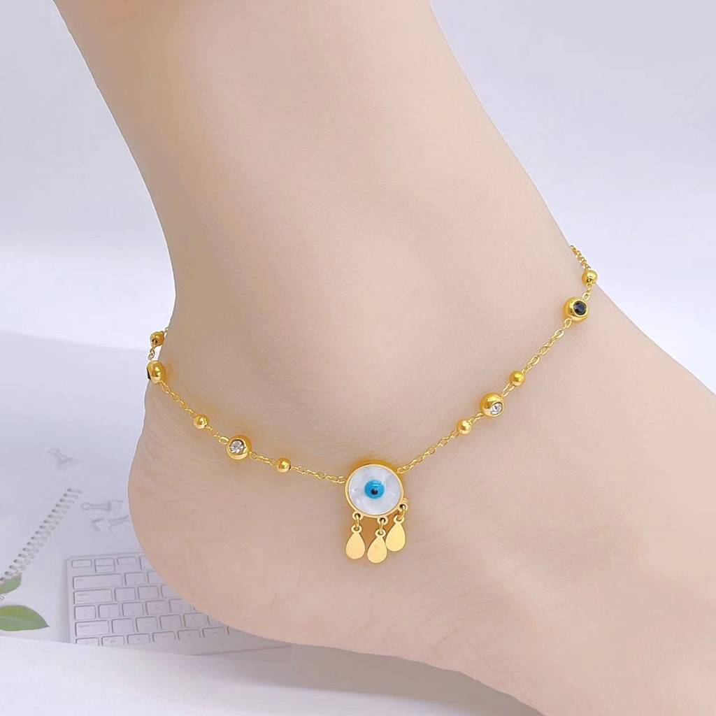 Dream Catcher Evil Eye Anklet : A18