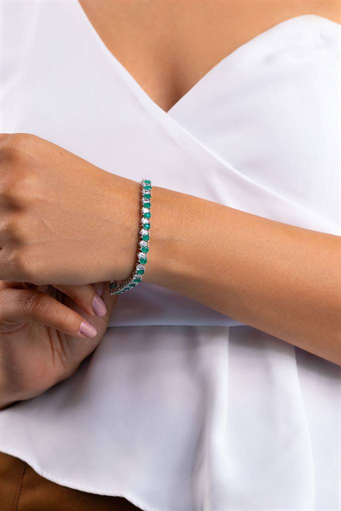 Evania Emerald Green Bracelet : 2025122118