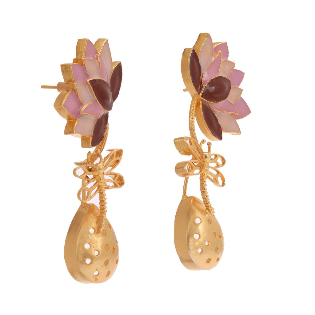 Statera Blume Earrings : BR-1056