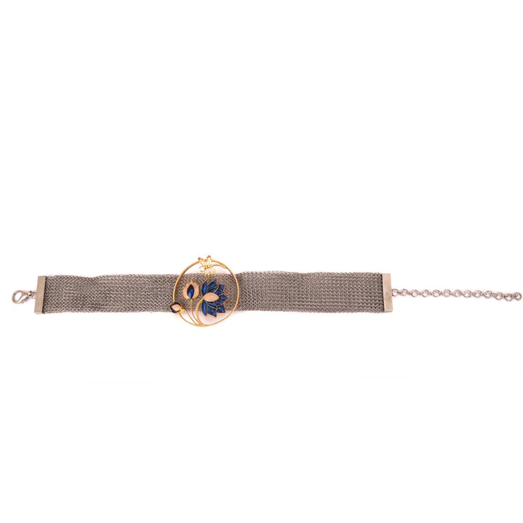 Ethereal Weave Lotus Choker : BR-2001