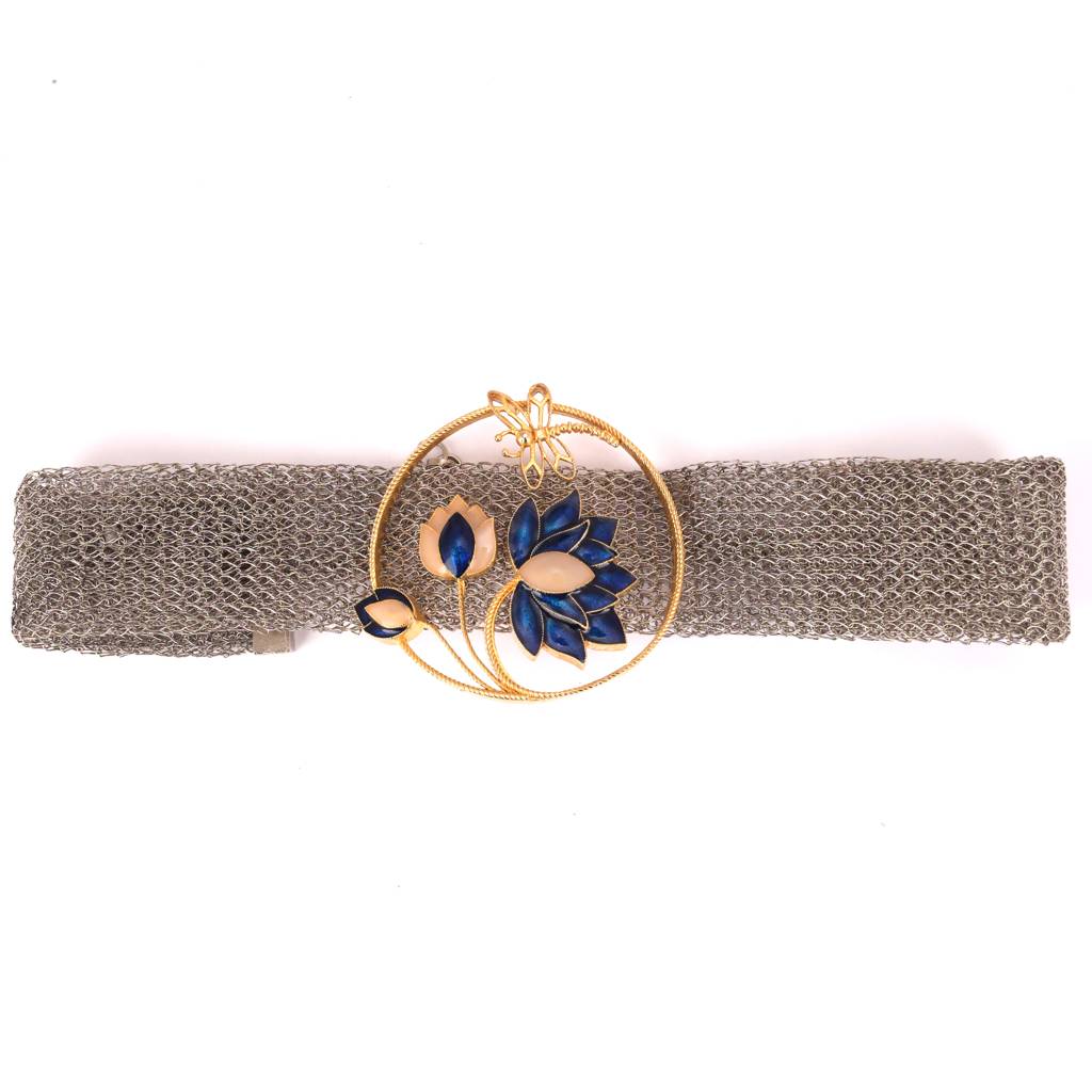 Ethereal Weave Lotus Choker : BR-2001