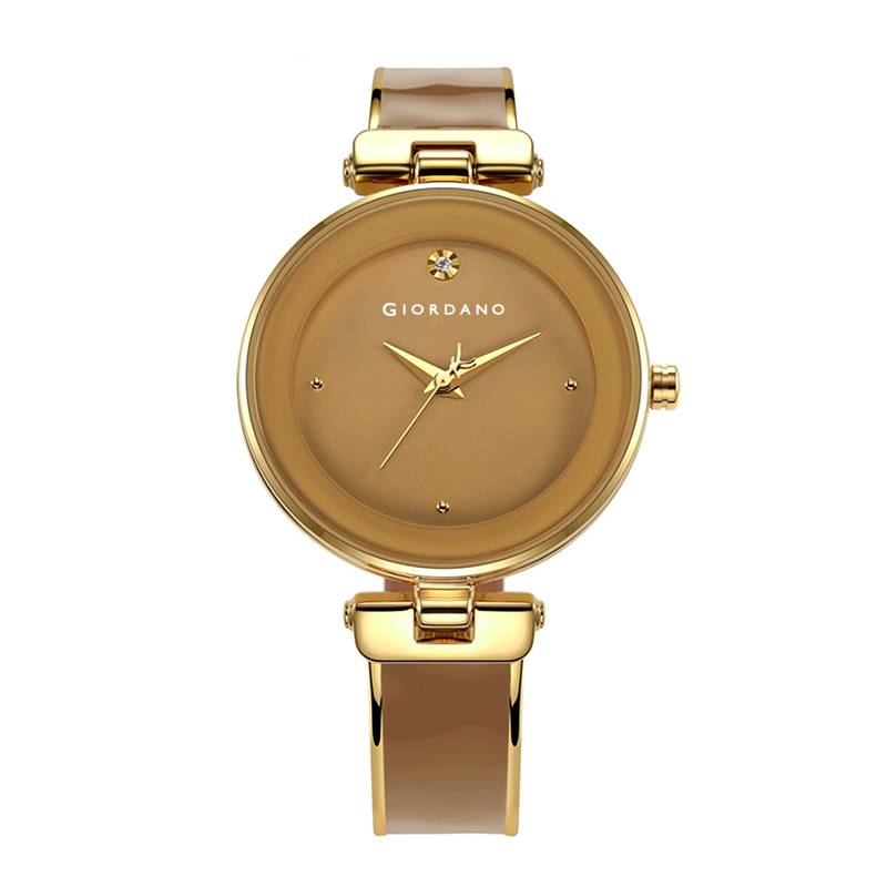 Giordano Designer Analog Watch For Women Â Glossy Round Dial & Bracelet Style Stainless Steel Strap-Gz-60099 : GZ-60099-33