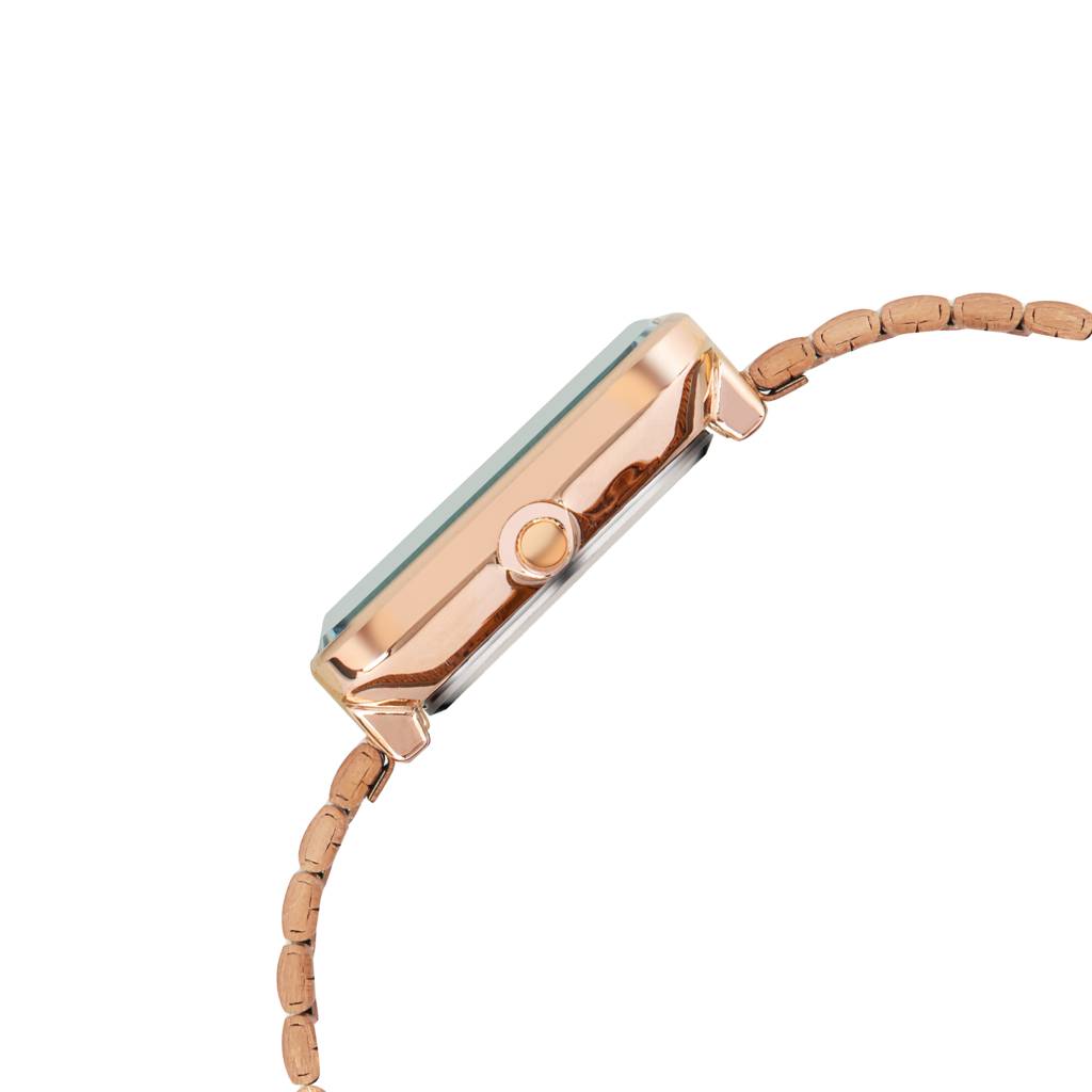 Emerald Green & Rose Gold Watch For Women Cn-453 B : CN-453B