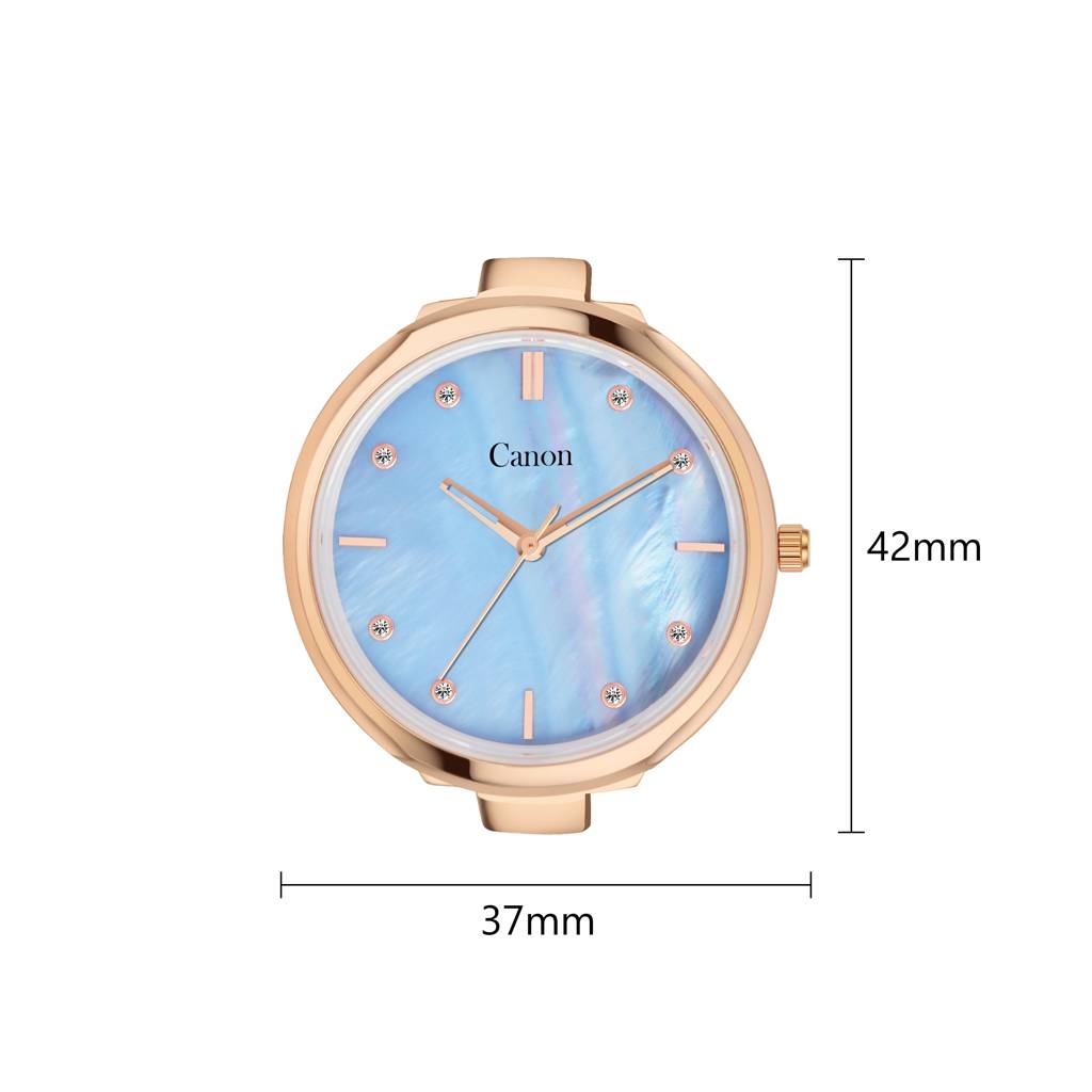 Canon Quartz Mother Of Pearl Watch For Her - Sky Blue : CN-401