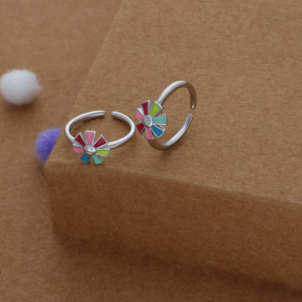 925 Silver Fancy Toe Ring : TR-FT-RH-P-155-P