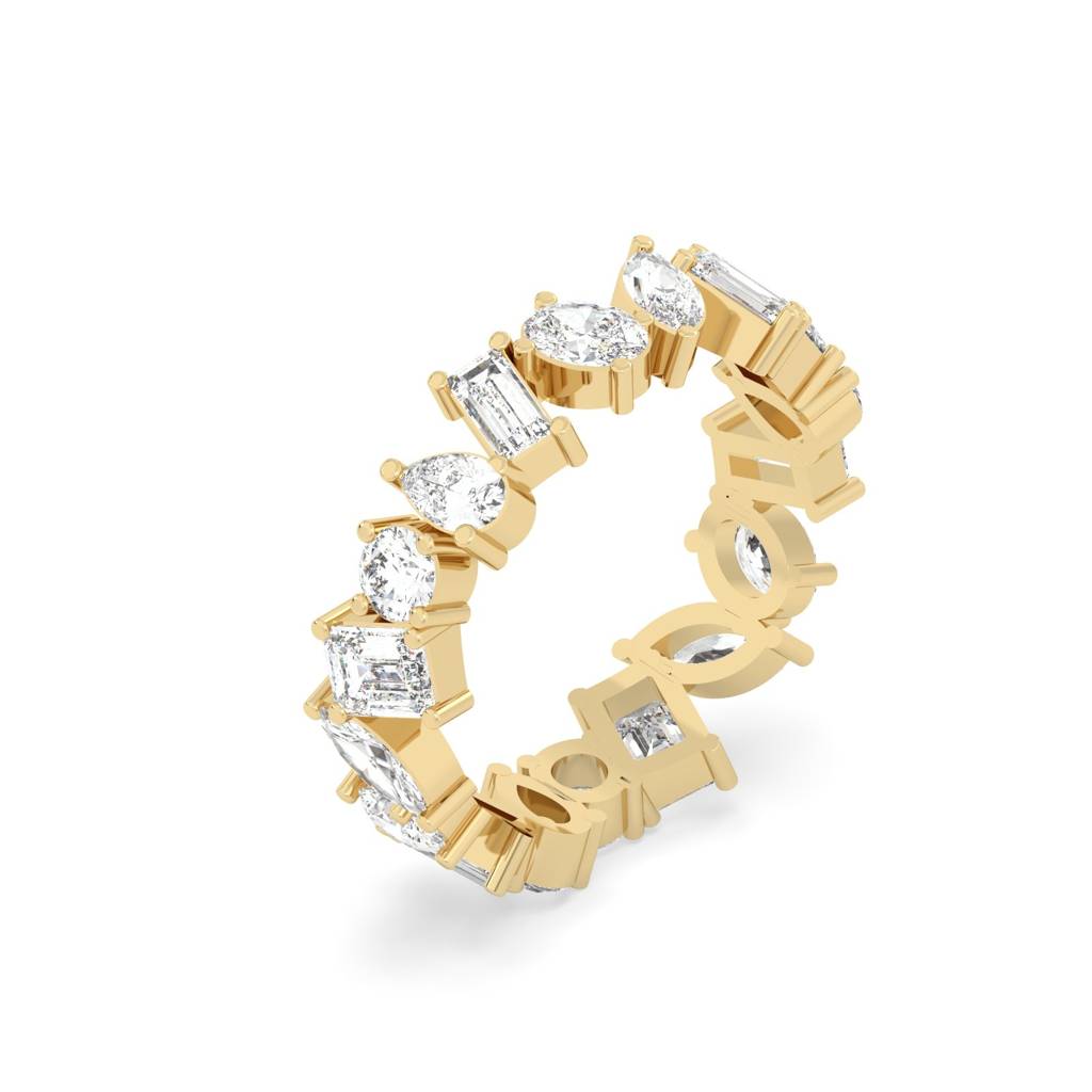 Multi Shaped Eternity Band : SFJ0924LR-082