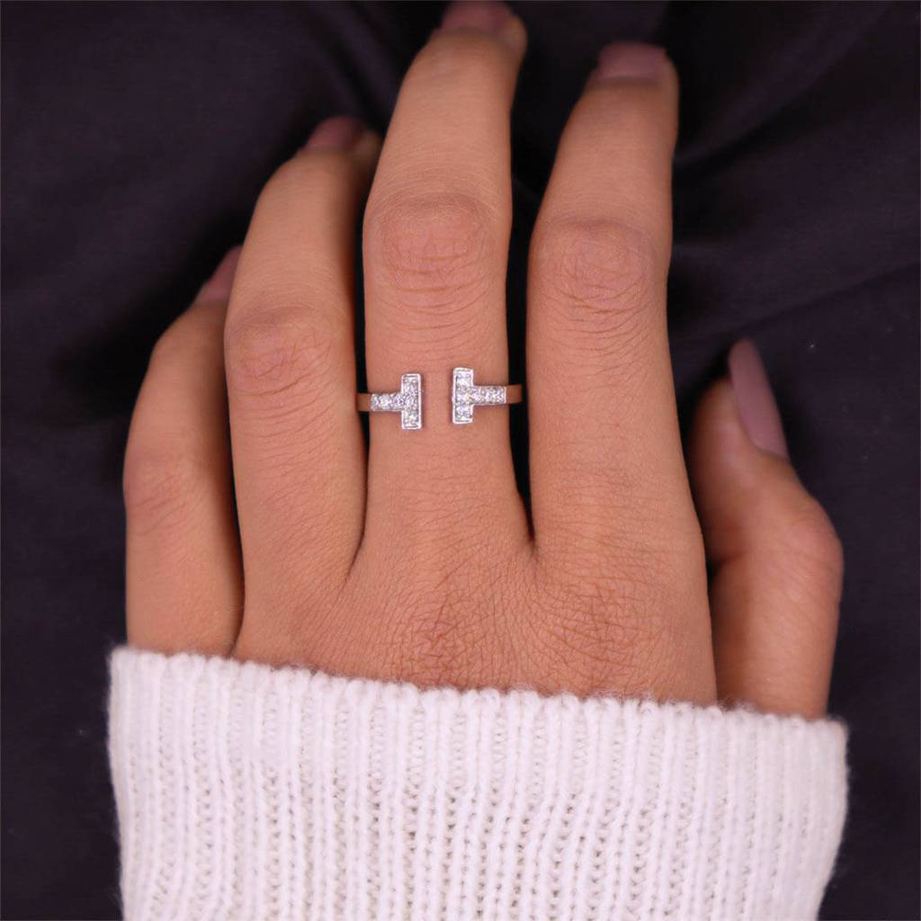 Minimal Silver Adjustable Ring : RG023