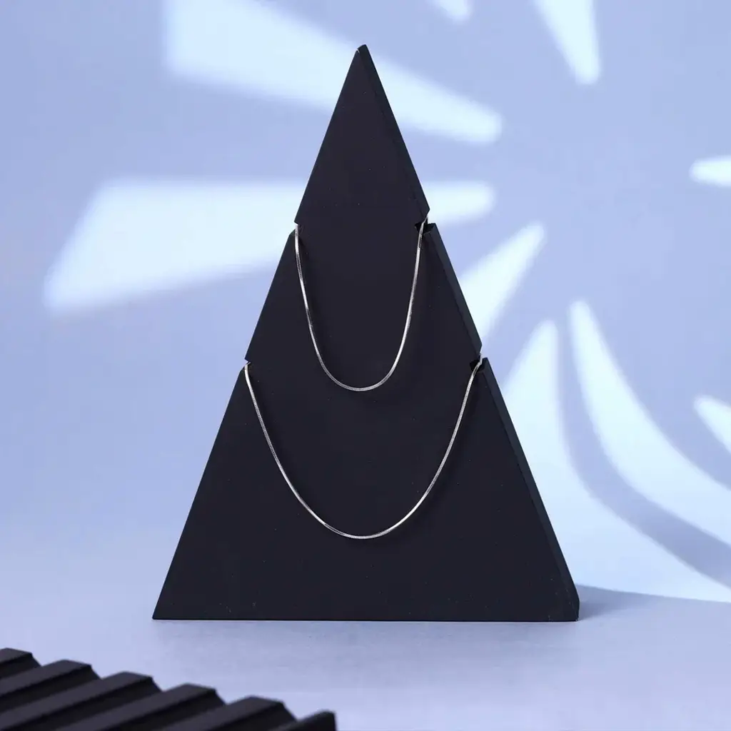 Pure 925 Silver Distorted Chain For Men & Women : SC-02