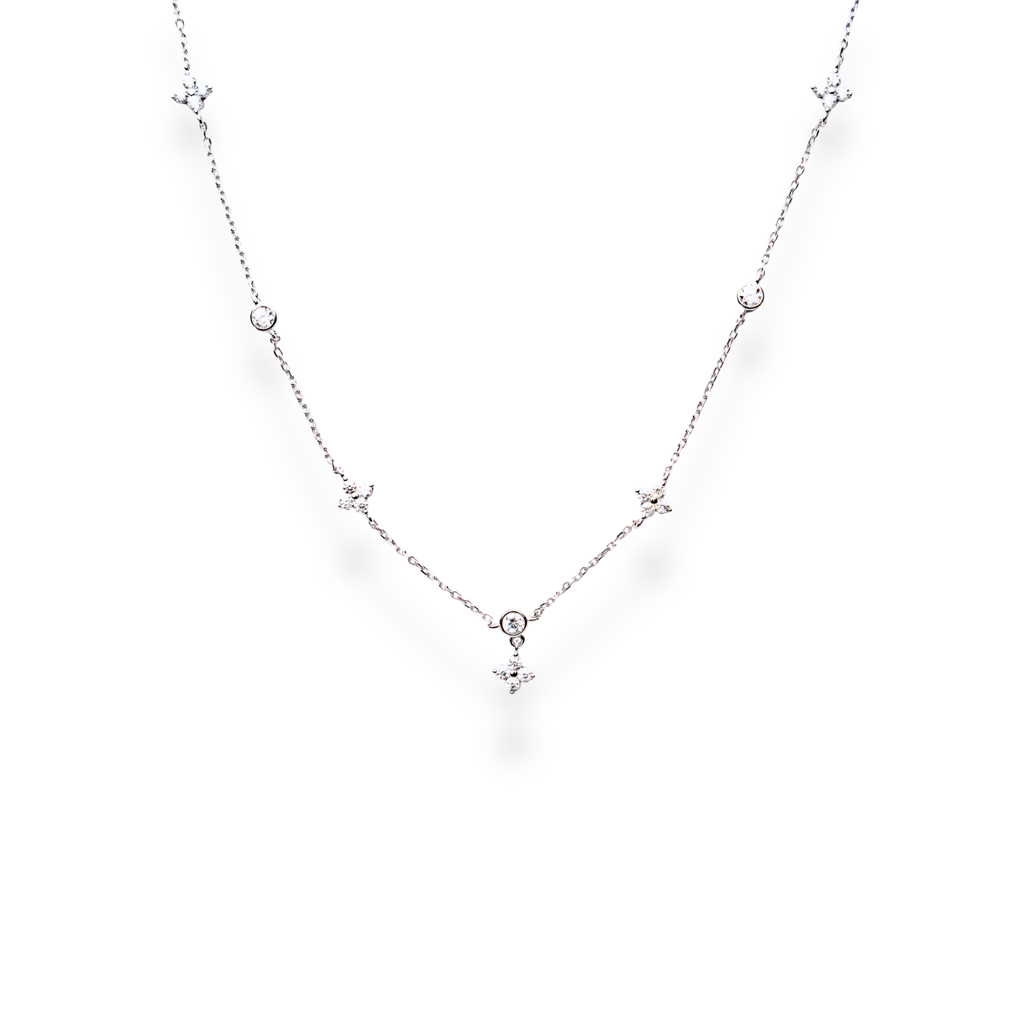 Tara -  Silver Pendant With Chain : 1001NK