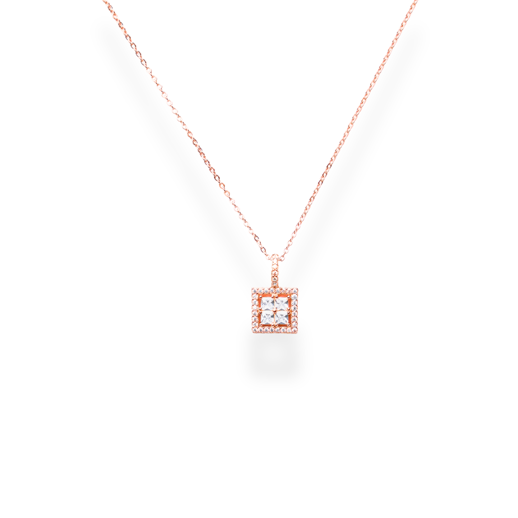 Hestia: 925 Sterling Silver Pendant With Chain For Women : 1007NK