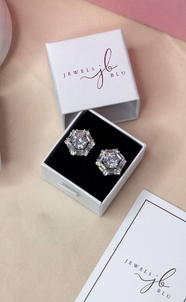 Premium Solitaire Zia Detachable Cocktail Studs : 100894