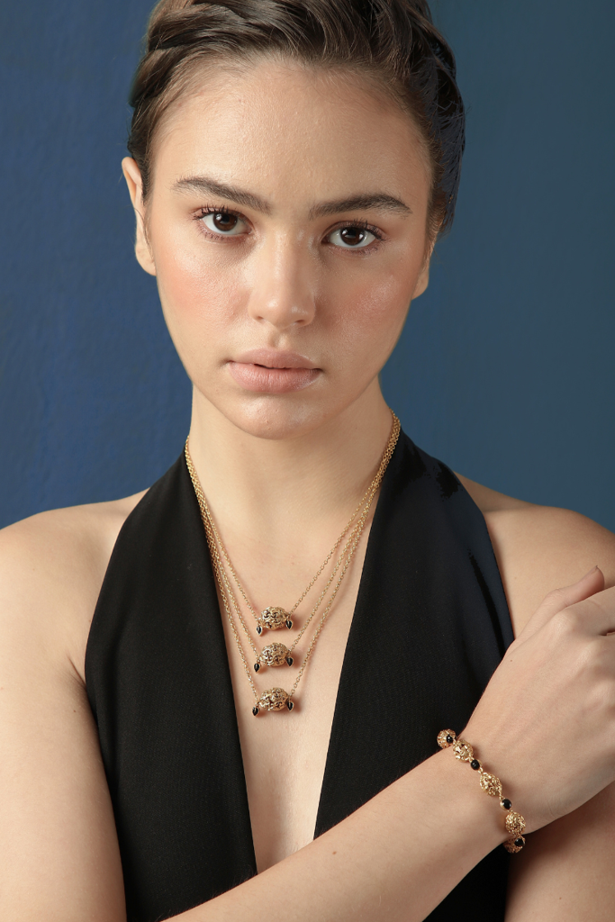 Baroque Layered Ball Necklace : SMBRNCK09