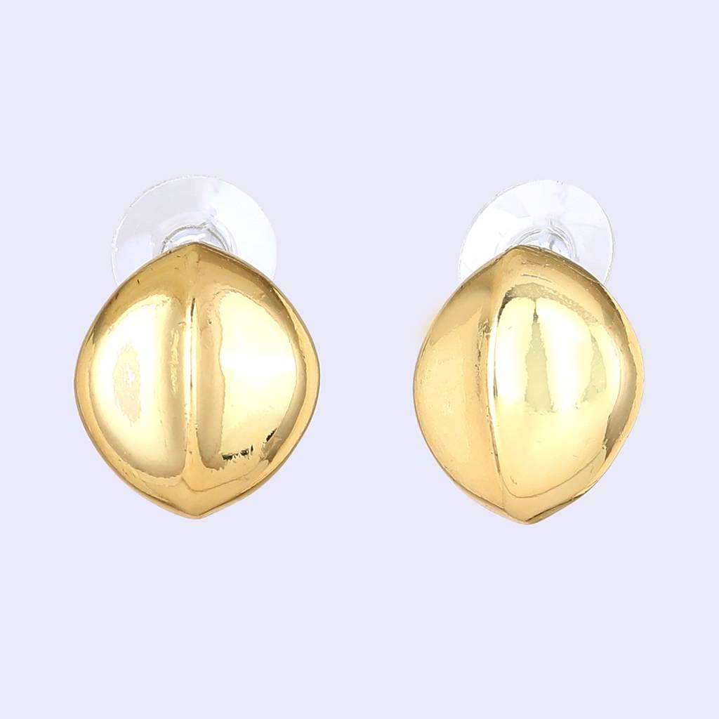 Estele Gold Plated Stylish Semi-Luxury Demifine Stud Earrings For Girls & Women : 803701-YLER