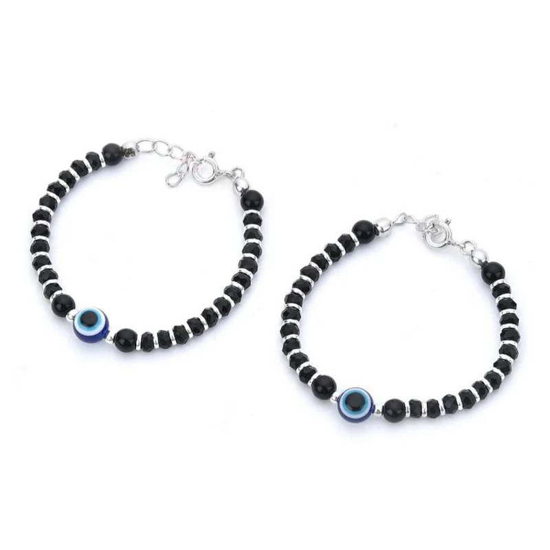 925 Pure Silver Baby Nazariya Bracelets (Pack Of 2) : BR1043