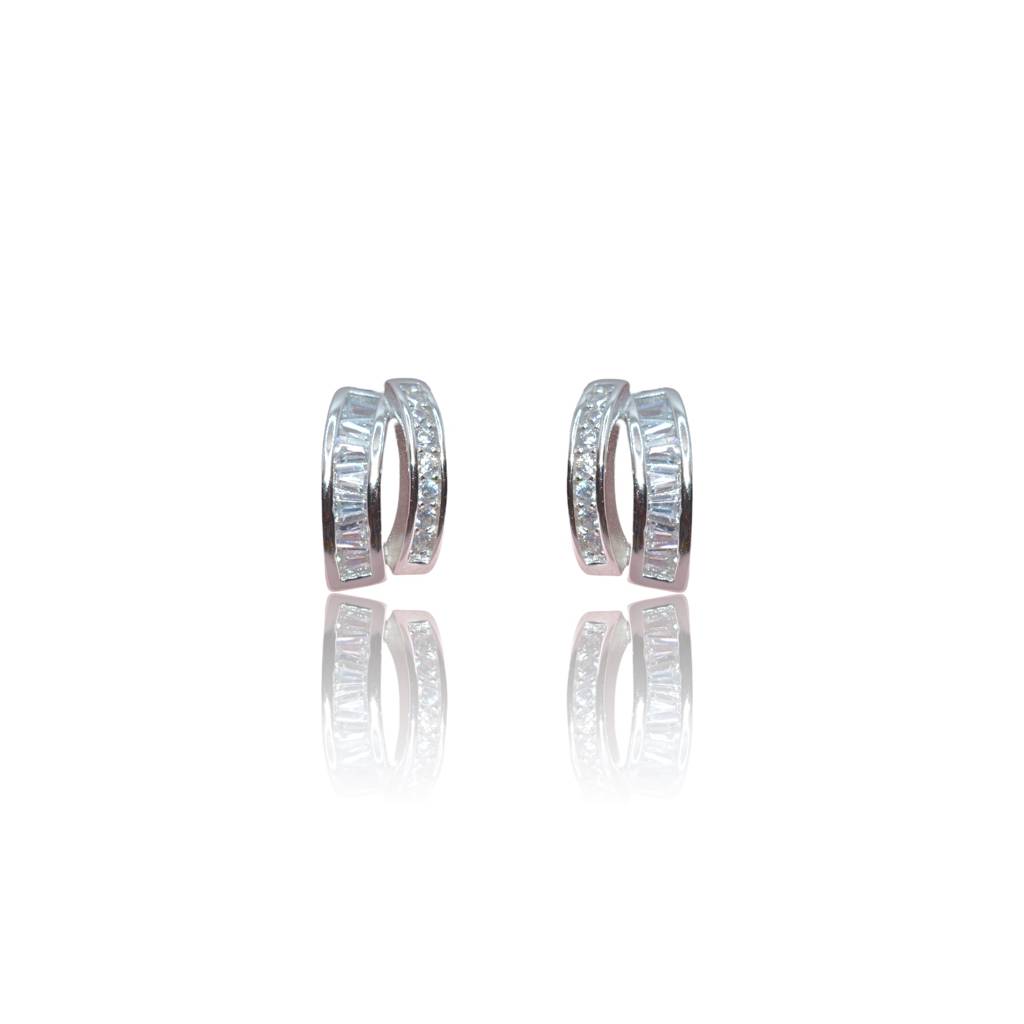 Breathtaking Baguette Earring : 1027