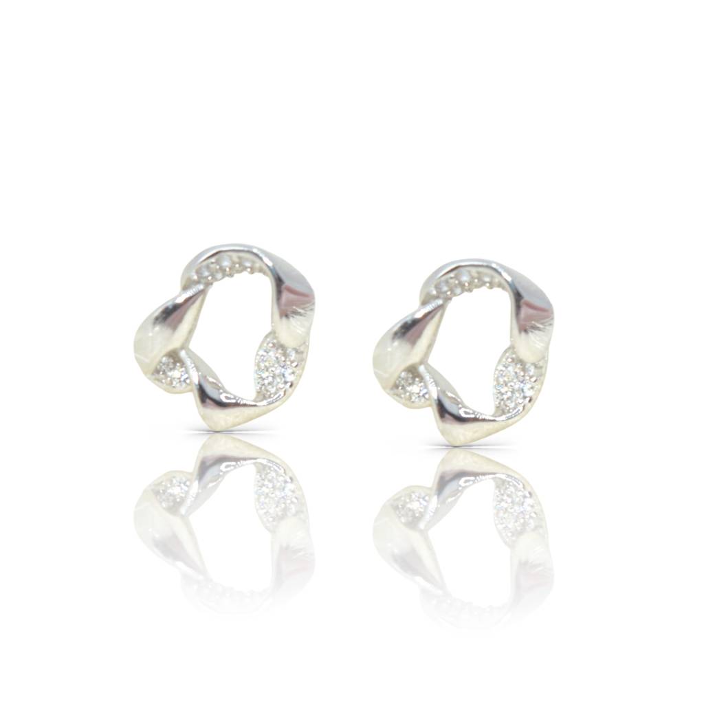 Spiral Halo Earring : 1037
