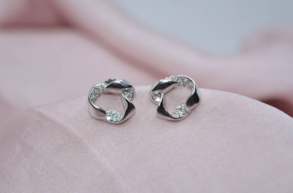 Spiral Halo Earring : 1037