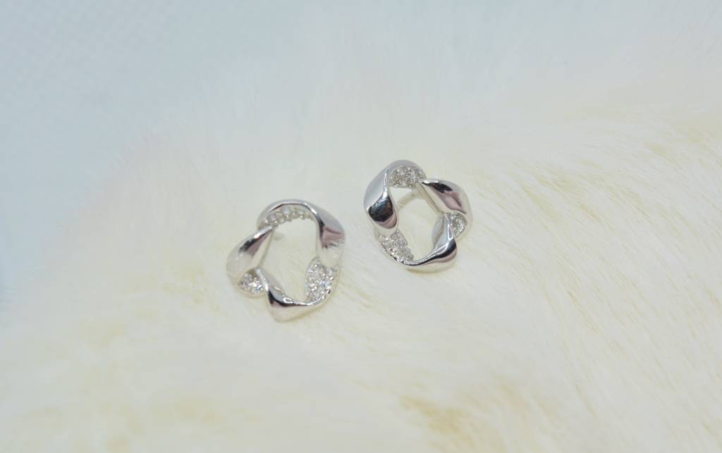 Spiral Halo Earring : 1037