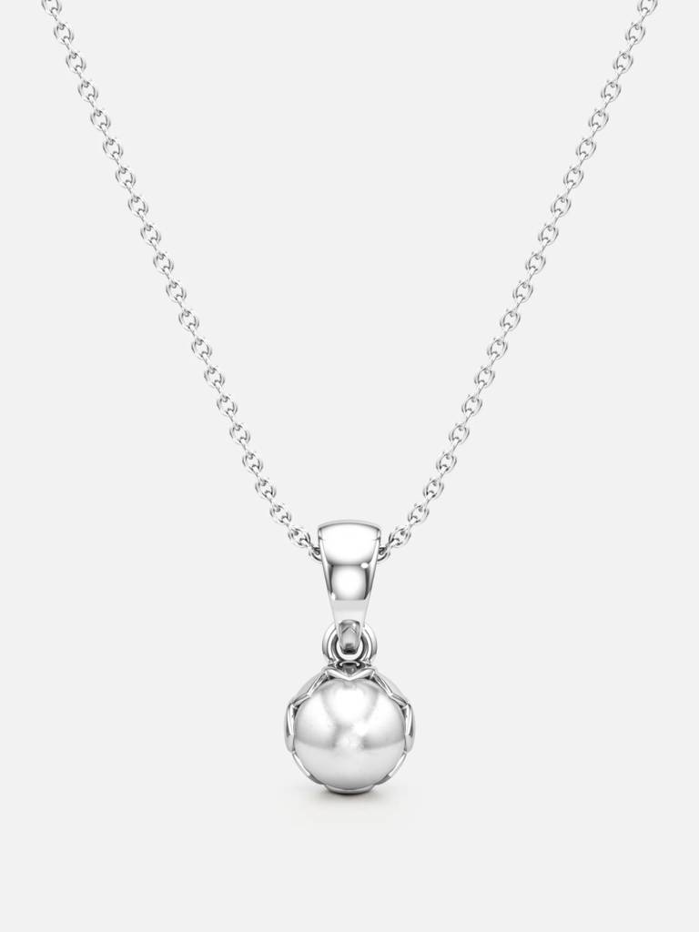 Tulip Bloom Pearl Pendant : M1PT17