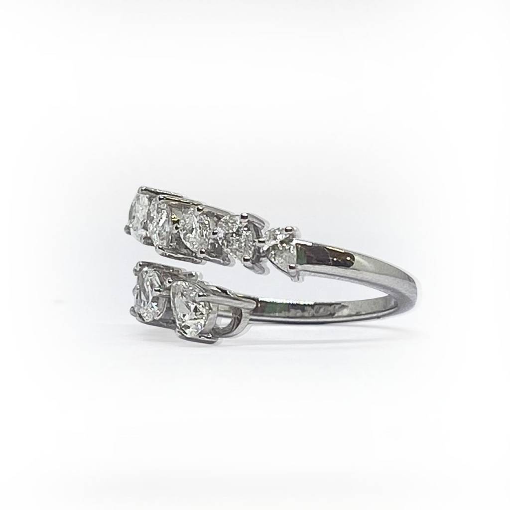 Whirlstone Pear Diamond Ring : SLET26